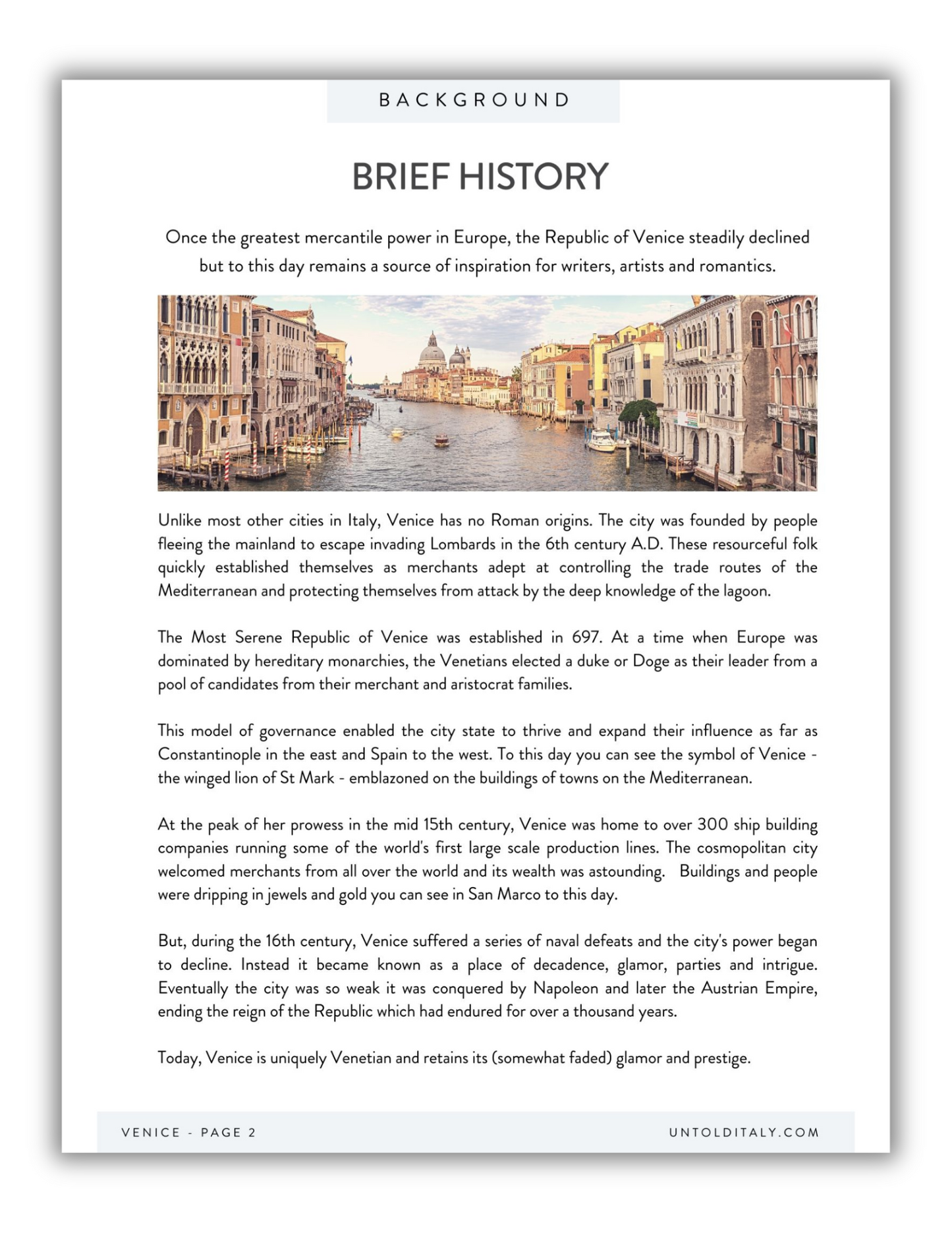 Essential Guide to Venice