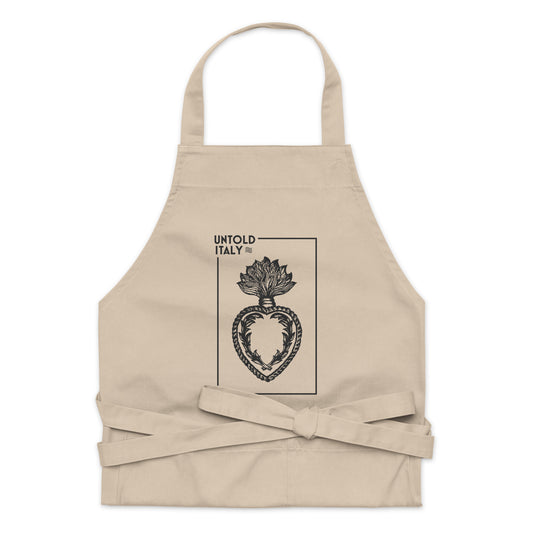 Untold Italy's Sacred Heart organic cotton apron