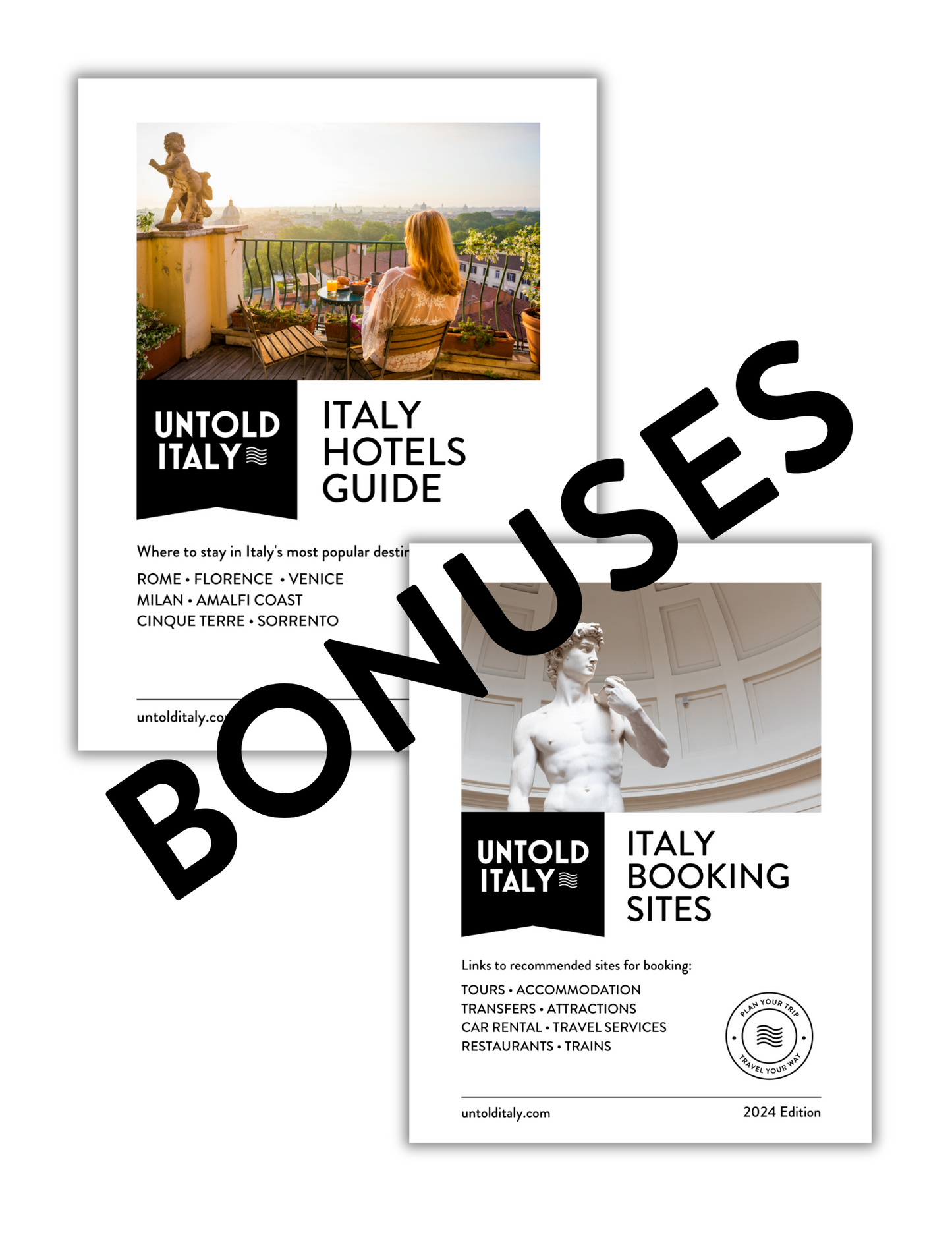 Italy City Planners Bundle: Rome, Florence, Venice, Amalfi Coast and more