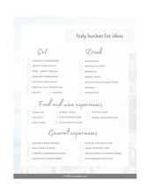 Load image into Gallery viewer, Ultimate Italy Travel Planner 2025 Edition
