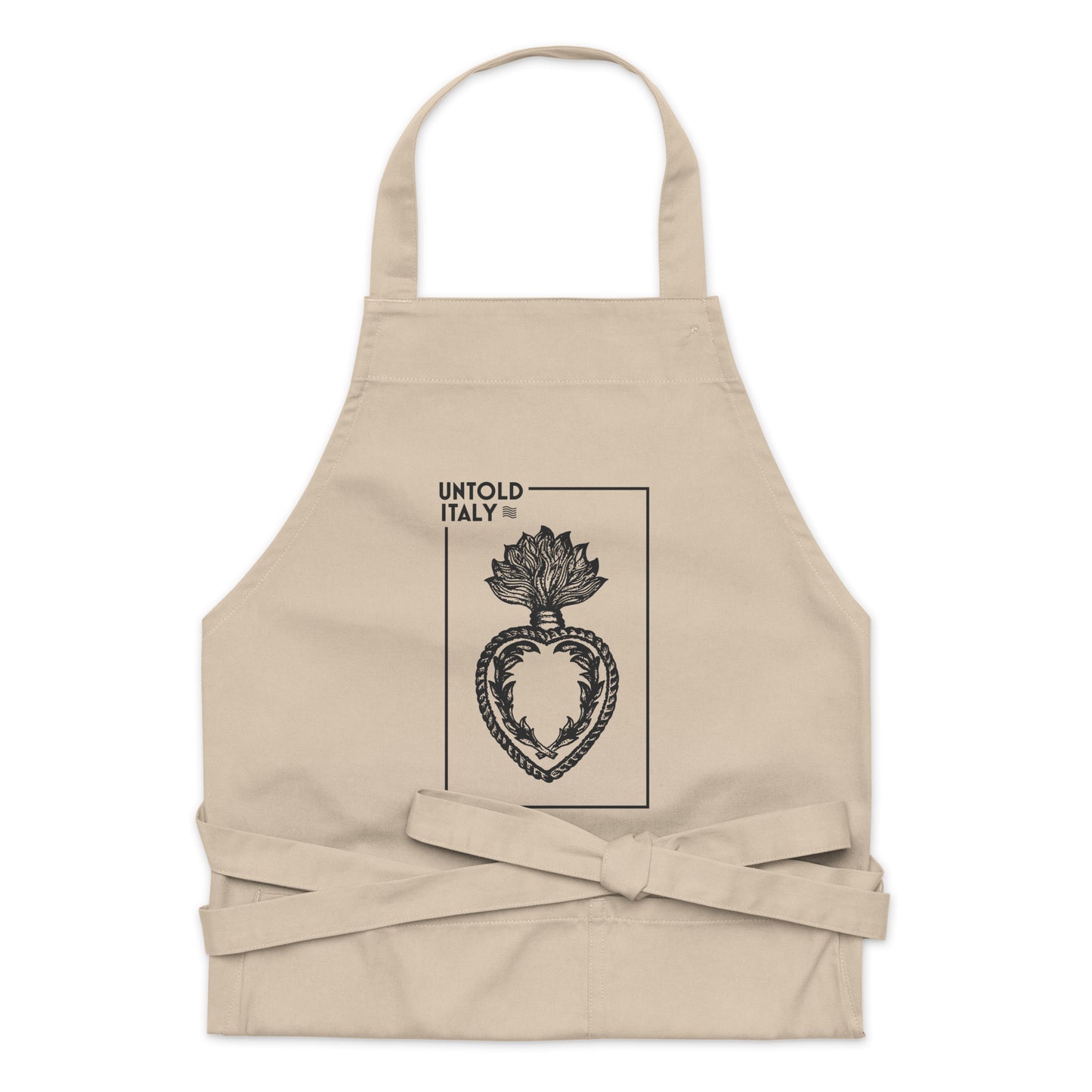 Untold Italy's Sacred Heart organic cotton apron