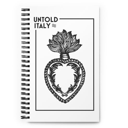 Untold Italy Sacred Heart spiral notebook